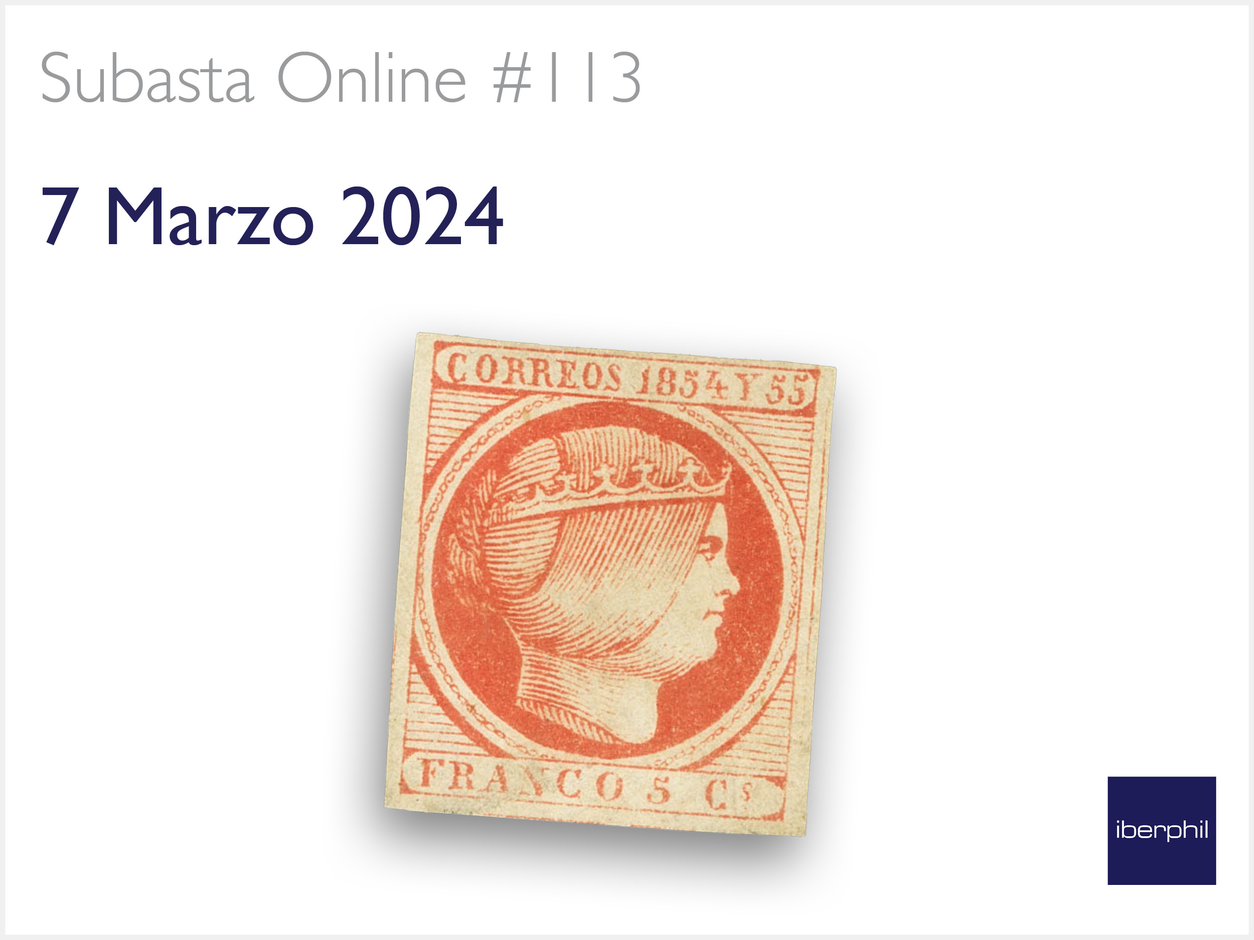Subasta Online Sellos España y Colonias